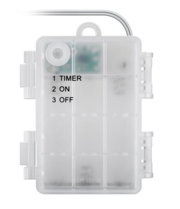 Set di 3 Alberi Luminosi con 75 LED Bianco Caldo IP44 - immagine 5