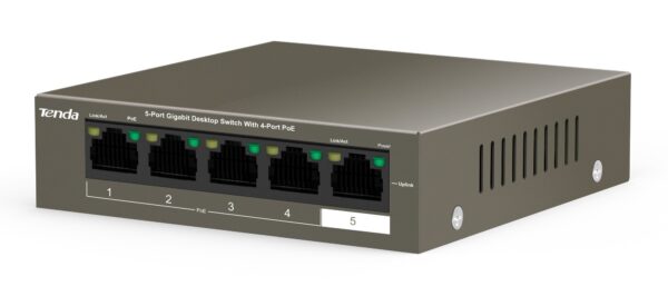 Switch Desktop 5 Porte 10/100/1000 con 4 Porte PoE TEG1105P - immagine 5
