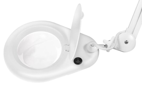 Lampada LED con Lente d'ingrandimento a 5 Diottrie Attacco a Morsetto - immagine 5