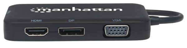 Adattatore Convertitore USB-C™ 4 in 1 a DP/HDMI/DVI/VGA Nero - immagine 5