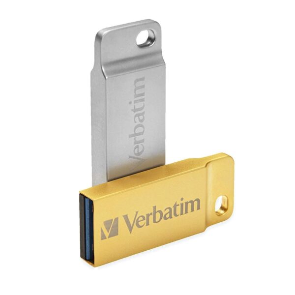 Mini Memoria USB 3.0 Verbatim con Portachiavi 64GB Oro - immagine 5