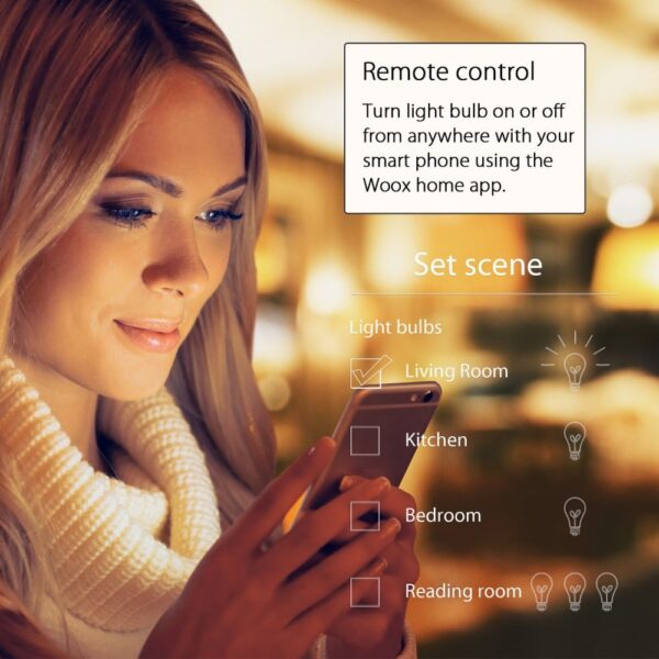 Lampadina LED B22 Smart Controllo Vocale Alexa, R4554 Classe F - immagine 5