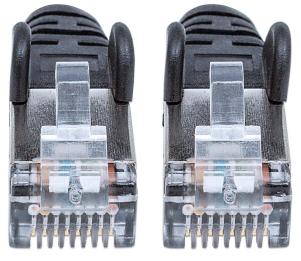 Cavo di rete Patch in rame Cat. 6A Nero SFTP 10 mt - immagine 5