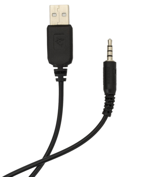 Cuffia Gaming Stereo con Microfono e Illuminazione RGB su Cuffie e Archetto Nero FIREFLY - immagine 5