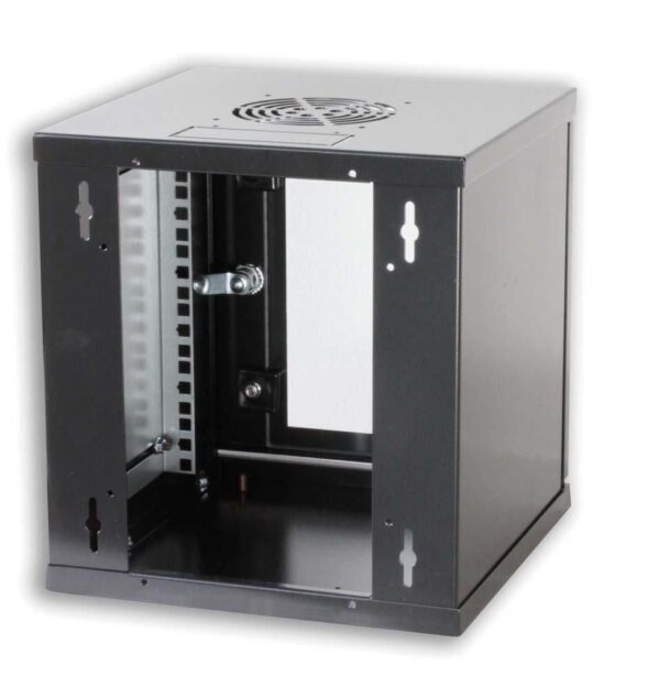 Armadio Rack 10'' a muro 6 unità Nero - immagine 5