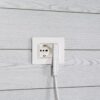 Spina Italiana Ultrapiatta 2P+T 10A Bianco - immagine 5