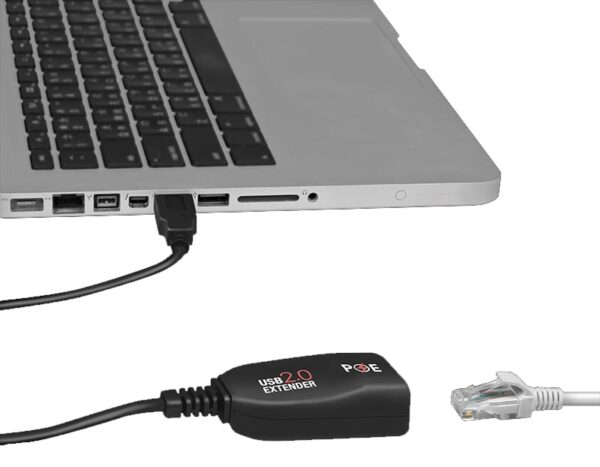 Extender USB Cat.5E Cat.6 fino a 50m con PoE - immagine 4