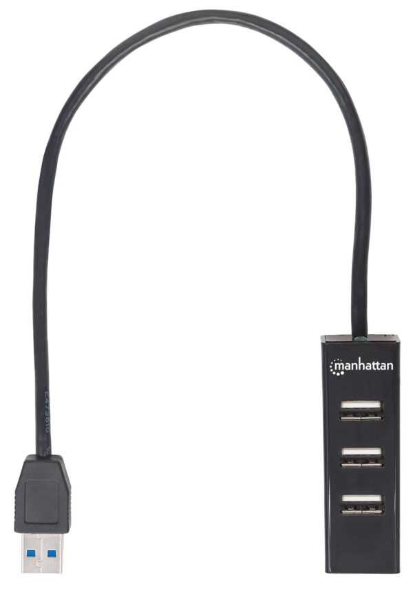 Hub USB 3.0/2.0 Combo 4 porte Nero - immagine 5