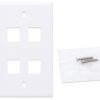 Placca Porta Frutti 4 Posti Mod.503 Bianco - immagine 4