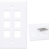 Placca Porta Frutti 6 Posti Mod.503 Bianco - immagine 4