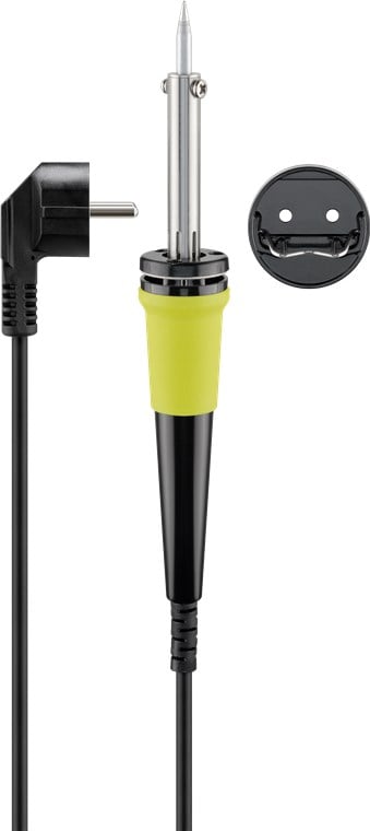 Kit per Saldatura 2 Pezzi con Stagnatore 60 Watt e Supporto e Punte Saldanti - immagine 5