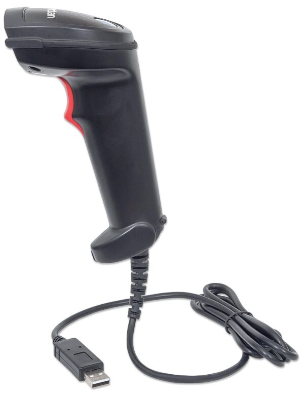 Lettore Laser Barcode Professionale USB Nero - immagine 5