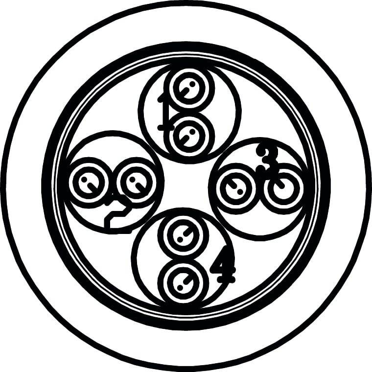 Matassa F/UTP Cavo Cat.5E CCA 100m Flessibile da Esterno Nero - immagine 5