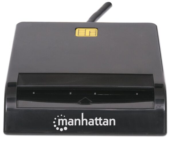 Lettore/Scrittore di Smart Card USB Compatto Nero - immagine 5