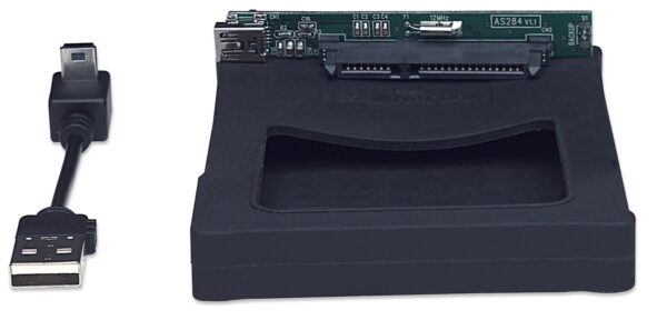 Box esterno 2.5'' SATA USB2.0 Silicone Nero - immagine 5