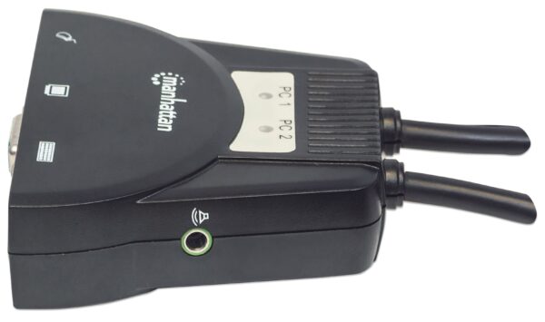 Mini KVM Switch 2 Porte USB con Audio - immagine 5