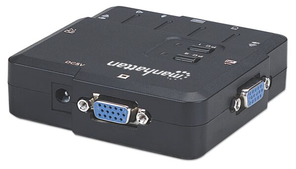 KVM Switch 2 Porte USB/Audio Nero - immagine 5