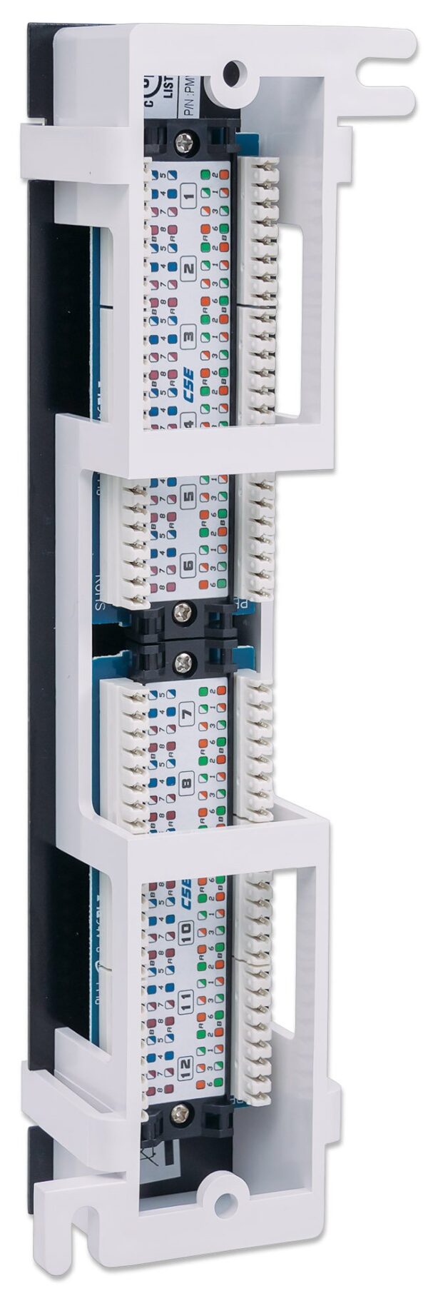 Pannello Patch 12 Porte UTP Cat5e Installazione a Muro - immagine 5
