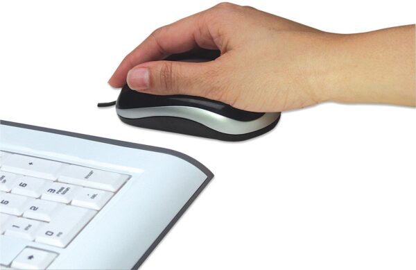 MH3 Mouse Classic Desktop Ottico USB Nero - immagine 5
