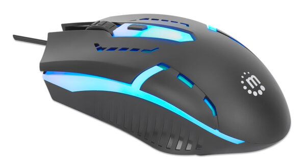 Mouse Ottico Gaming USB 1500dpi Retroilluminazione LED RGB - immagine 5