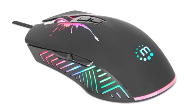 Mouse ottico Gaming LED RGB con cavo USB - immagine 5