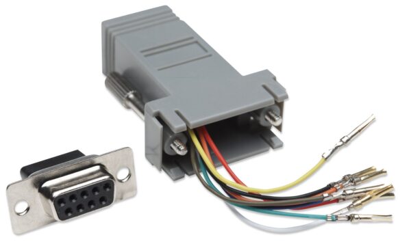 Adattatore Modulare DB 9p.F / RJ45 8 fili - immagine 5