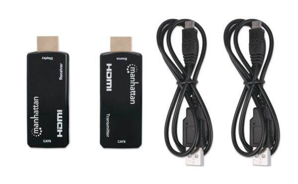 Extender HDMI Over Ethernet 1080p Compatto Nero - immagine 5