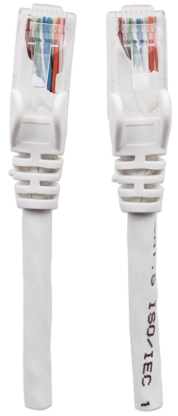 Cavo di rete Patch in Rame Cat. 6A Bianco UTP 3 metri - immagine 4