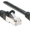 Cavo di rete Patch in Rame Schermato Cat. 5e Nero F/UTP 0,5 m - immagine 4