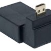 Adattatore HDMI A Femmina / Micro D Maschio Angolato Nero - immagine 5