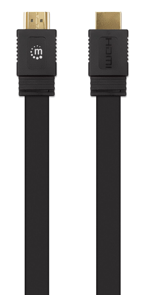 Cavo HDMI High Speed With Ethernet Piatto 2m nero - immagine 5