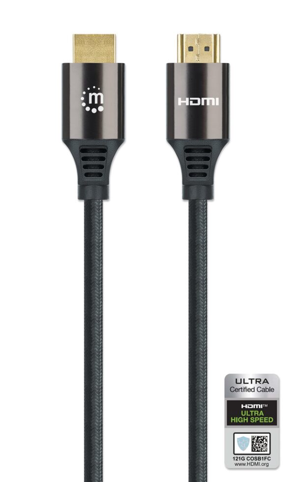 Cavo HDMI con Ethernet ad Altissima Velocità Certificato 8K@60Hz eARC 3 metri - immagine 5