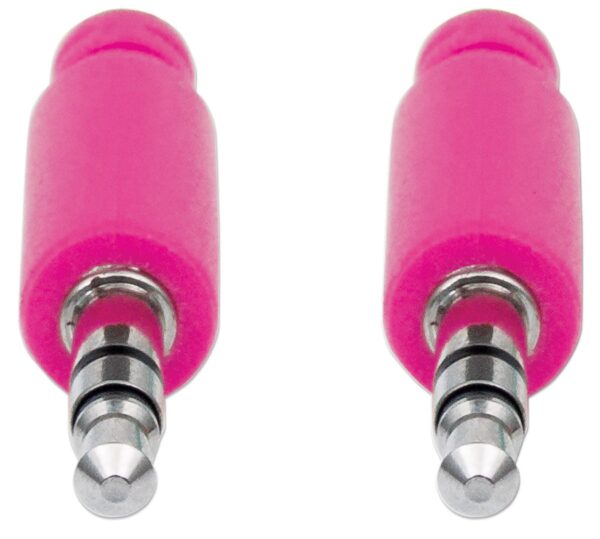 Cavo Audio con Guaina Intrecciata 1m Viola/Fucsia con Blister - immagine 5