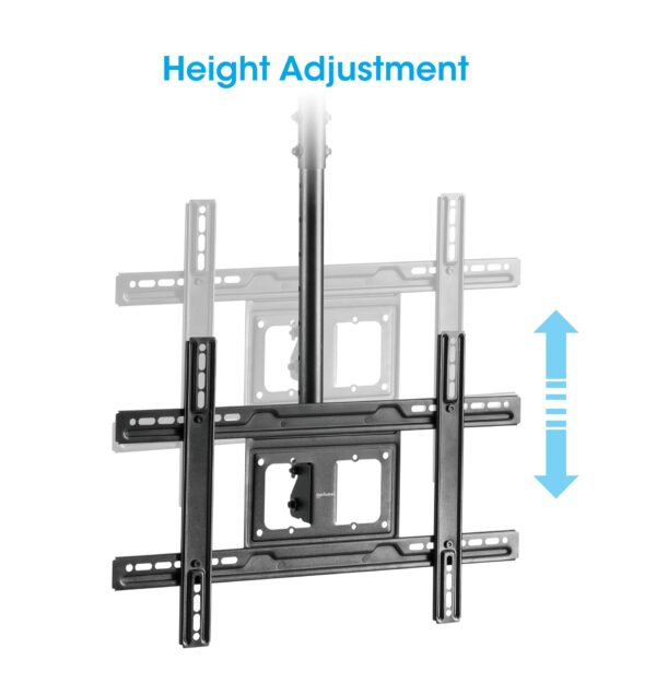 Supporto da Soffitto TV 37''-80'' Full-Motion Altezza Regolabile - immagine 5