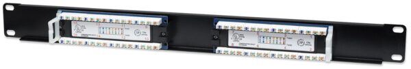 Pannello Patch UTP 16 posti RJ45 cat. 5E - immagine 4