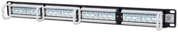 Pannello Patch UTP 24 posti RJ45 cat. 5E - immagine 5