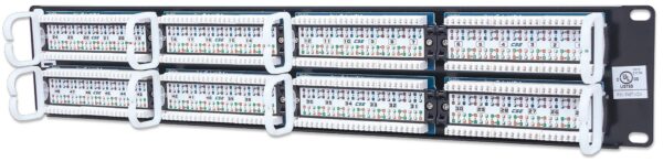 Pannello Patch UTP 48 Posti RJ45 cat. 5E - immagine 4