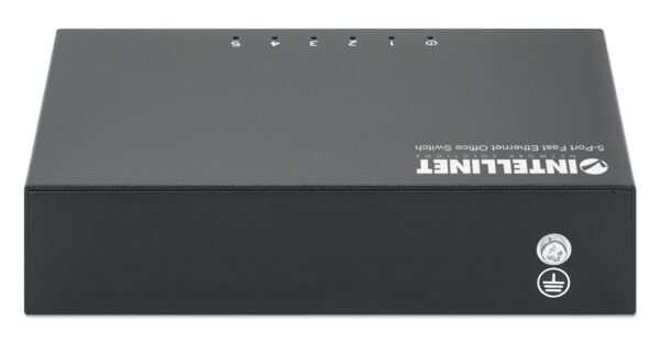 Switch Hub ethernet 10/100Mbps 5 porte desktop in metallo - immagine 5