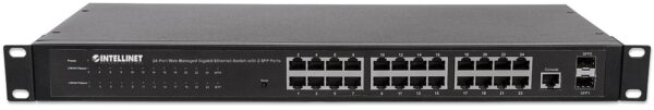 Switch 24 porte Web-Managed Gigabit Ethernet con 2 porte SFP - immagine 5
