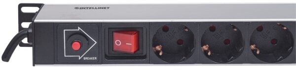 Multipresa Verticale per Rack 12 Posti Spina Schuko Angolata - immagine 5