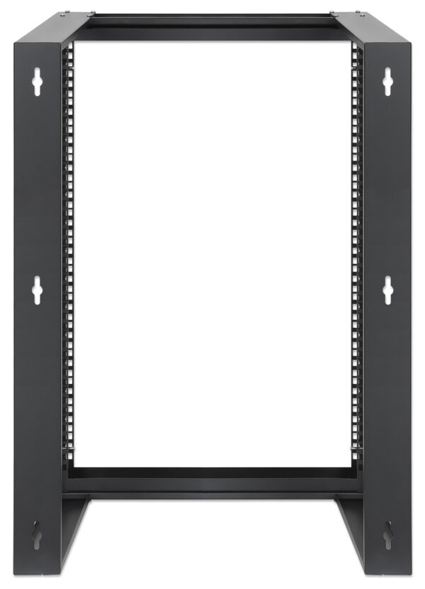 Armadio a Muro 19'' Open Frame 2 Montanti Flat Pack 15U - immagine 5