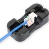 Frutto Keystone Slim Cat.6 per Cavo Rigido con Supporto Punch-Down 25 pz Verde - immagine 4