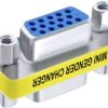 Mini Gender Changer VGA DB 15 poli HD F/F - immagine 5