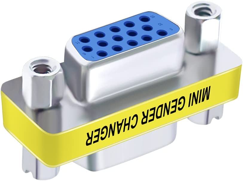Mini Gender Changer VGA DB 15 poli HD F/F - immagine 5
