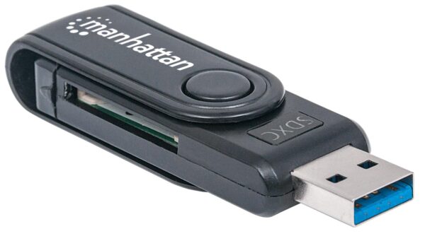 Mini Lettore/Scrittore di Card USB 3.0, 24 in 1 Nero - immagine 5