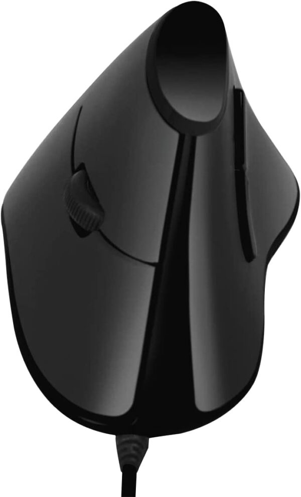 Mouse Verticale Ottico Ergonomico USB 1000dpi Nero - immagine 5