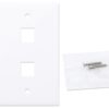 Placca Porta Frutti 2 Posti Mod.503 Bianco - immagine 4