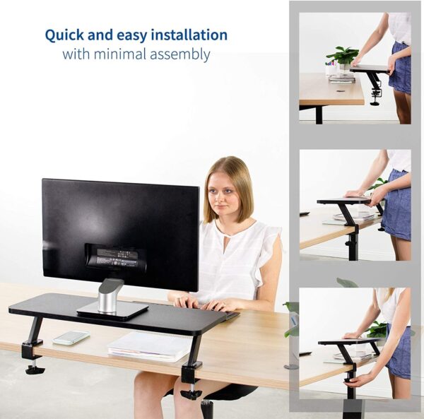Rialzo per Monitor 13''-32'' da Scrivania Larghezza 1m - immagine 5