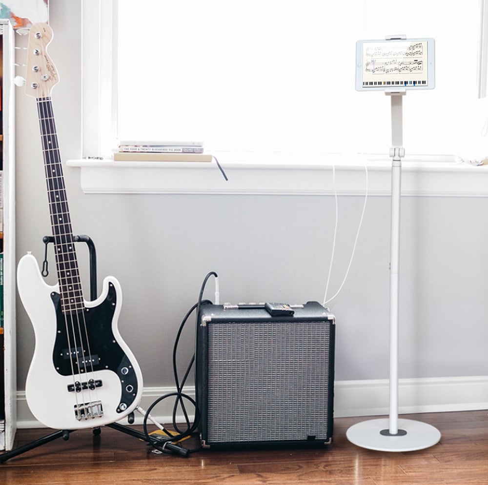 Supporto da Pavimento Inclinabile e Girevole per Dispositivi Mobili da 4.7'' a 12.9'' - immagine 5