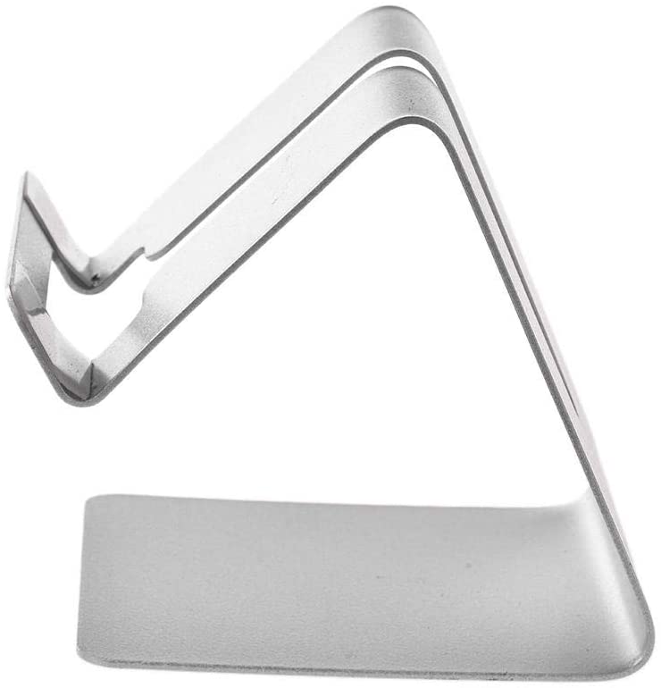 Supporto in Alluminio per Smartphone e Tablet Universale Silver - immagine 5